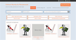 Desktop Screenshot of otthoni-munka-penzkereset.com